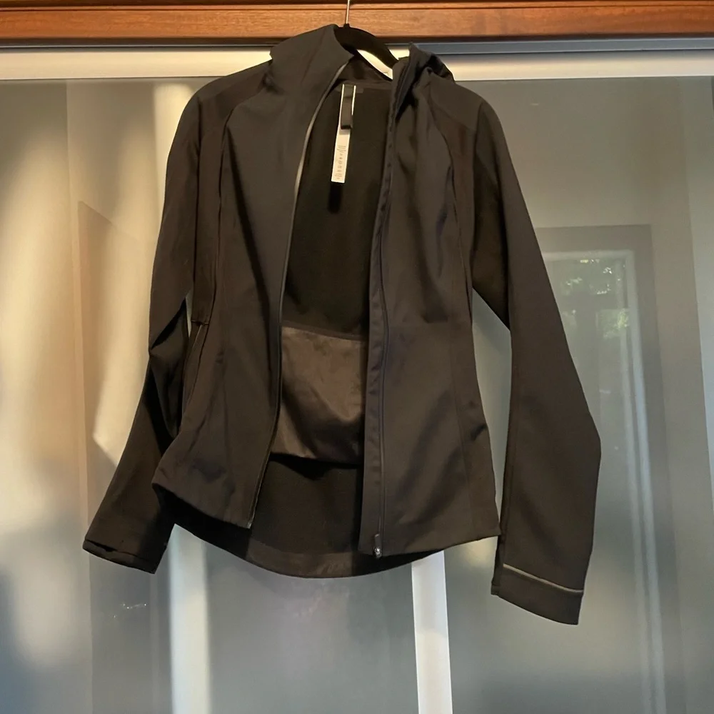 lululemon athletica Black Hooded Softshell Jacket